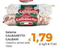 Tocal Salame Galbanetto Galbani offerta