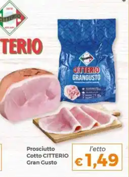 Tocal Prosciutto Cotto CITTERIO Gran Gusto offerta