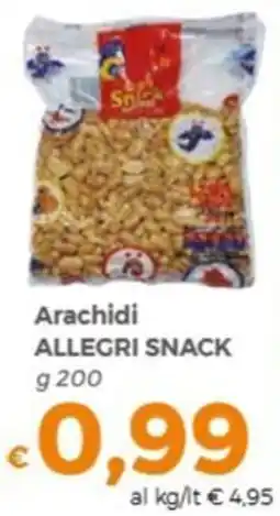 Tocal Arachidi Allegri Snack offerta