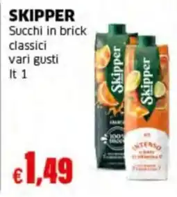Mercati Alimentari Skipper succhi in brick classici offerta