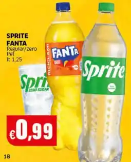 Mercati Alimentari Sprite Fanta Regular/zero Pet offerta