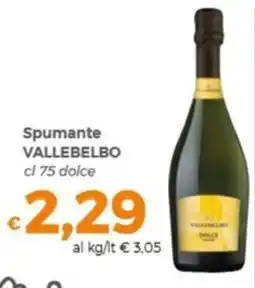 Tocal Spumante Vallebelbo dolce offerta
