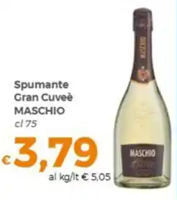 Tocal Spumante Gran Cuveè Maschio offerta