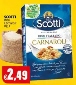 Mercati Alimentari Scotti Riso Carnaroli offerta