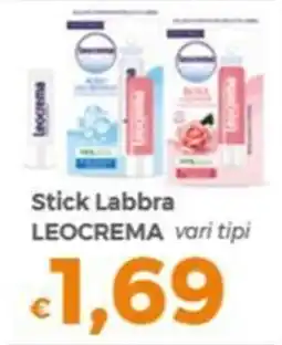 Tocal Stick Labbra LEOCREMA offerta
