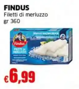Mercati Alimentari Findus filetti di merluzzo offerta
