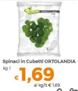 Tocal Spinaci in Cubetti ORTOLANDIA offerta
