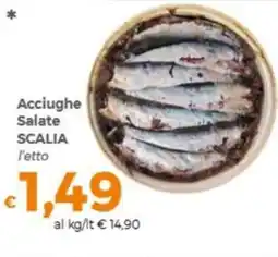 Tocal Acciughe Salate Scalia offerta