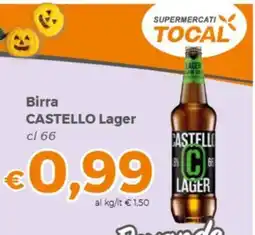 Tocal Birra CASTELLO Lager offerta
