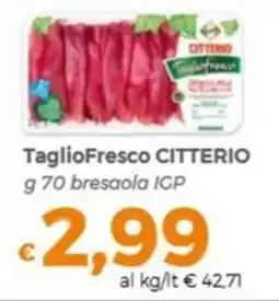 Tocal TaglioFresco Citterio bresaola IGP offerta