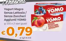 Tocal Yogurt Magro Senza Lattosio Senza Zuccheri Aggiunti YOMO offerta