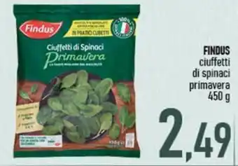 Findus ciuffetti di spinaci primavera