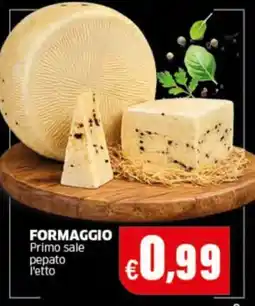 Mercati Alimentari Formaggio Primo sale pepato offerta