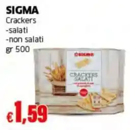 Mercati Alimentari Sigma crackers offerta