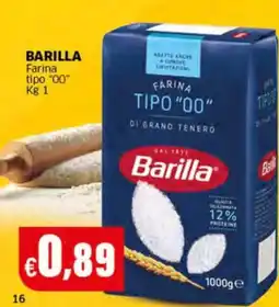 Mercati Alimentari Farina tipo "00" Barilla offerta