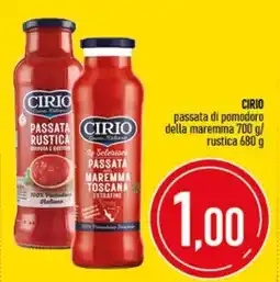 Ciro Amodio Cirio passata di pomodoro offerta