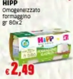 Mercati Alimentari Hipp formaggino offerta