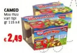 Mercati Alimentari Cameo Muu muu offerta