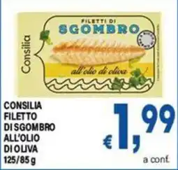 DEM Consilia filetto di sgombro all'olio di oliva offerta