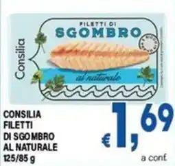 DEM Consilia filetti di sgombro al naturale offerta