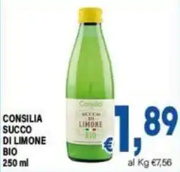 DEM Consilia succo di limone bio offerta