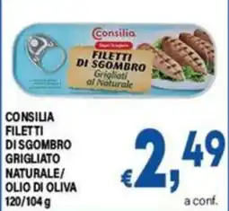 DEM Consilia filetti di sgombro grigliato naturale offerta
