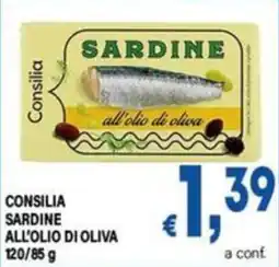 DEM Consilia sardine all'olio di oliva offerta