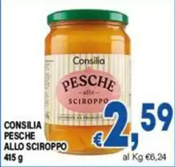 DEM Consilia pesche allo sciroppo offerta