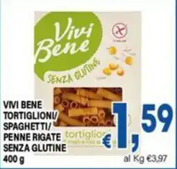 DEM Vivi Bene tortiglioni/spaghetti/penne rigate senza glutine offerta