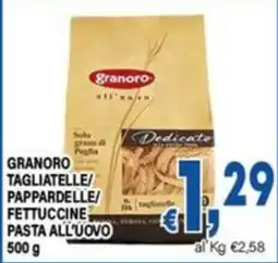 DEM Granoro pasta all'uovo offerta
