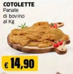 Mercati Alimentari Cotolette panate di bovino offerta