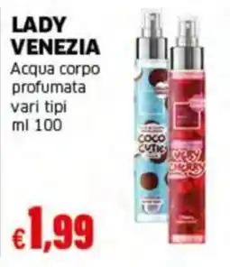 Mercati Alimentari Lady Venezia acqua corpo profumata offerta