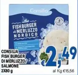 DEM Consilia fish burger di merluzzo offerta
