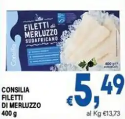 DEM Consilia filetti di merluzzo offerta