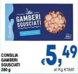 DEM Consilia gamberi sgusciati offerta