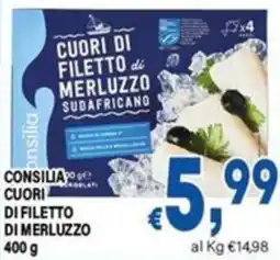 DEM Consilia cuori di filetto di merluzzo offerta