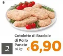 Tocal Cotolette di Braciole di Pollo Panate offerta