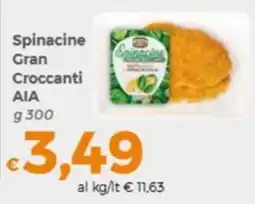 Tocal Spinacine Gran Croccanti AIA offerta
