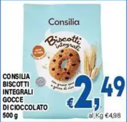 DEM Consilia biscotti integrali gocce di cioccolato offerta
