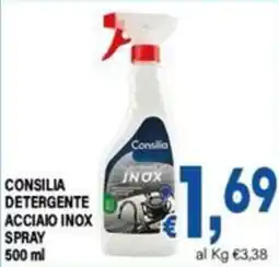 DEM Consilia detergente acciaio inox spray offerta