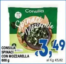 DEM Consilia Spinaci con Mozzarella offerta