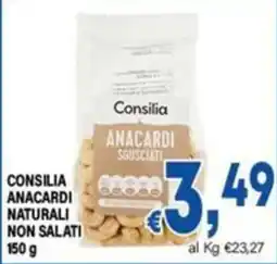 DEM Consilia anacardi naturali non salati offerta