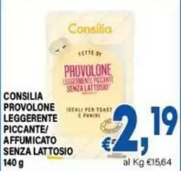 DEM Consilia provolone leggermente piccante senza lattosio offerta