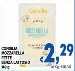 DEM Consilia mozzarella fette senza lattosio offerta