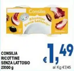 DEM Consilia Ricottine Senza Lattosio offerta