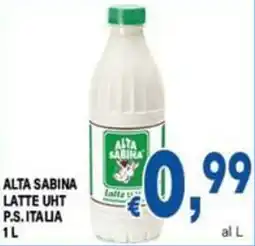 DEM Latte UHT Alta Sabina offerta