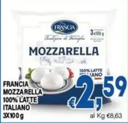 DEM Francia mozzarella offerta