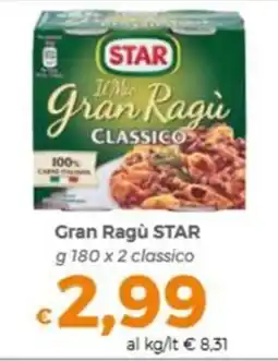 Tocal Gran Ragù STAR classico offerta