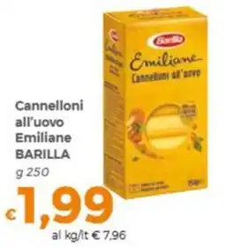 Tocal Cannelloni all'uovo Emiliane BARILLA offerta