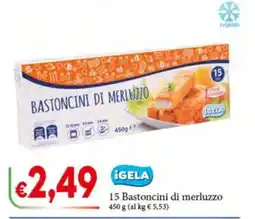 D'Italy Bastoncini di merluzzo igela offerta